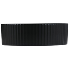 Jade 360mm Matte Black Ceramic Round Above Counter Basin